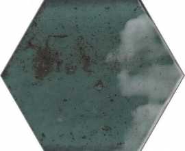 Плитка настенная Ribesalbes Hope Hex Blue Glossy