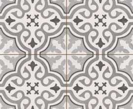 Плитка напольная Kerlife Hydraulic Grace Silver