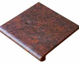 Ступень Gres de Aragon Jasper Фронтальная Peldano 24-33 Rojo