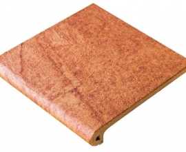 Ступень Gres de Aragon Jasper Фронтальная Peldano 24-33 Marron
