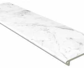Ступень Gres de Aragon Marble Carrara Blanco Peldano Redondeado 120