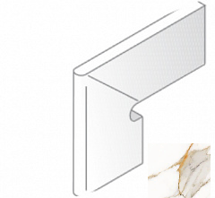 Плинтус Exagres Marbles Zanquin Fior Calacatta Izquerdo Левый