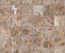 Мозаика Caramelle Mosaic Pietrine Emperador Light MAT 48x48x7