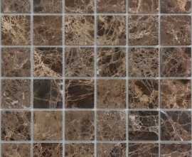 Мозаика Caramelle Mosaic Pietrine Emperador Dark MAT 48x48x7