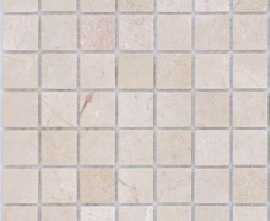 Мозаика Caramelle Mosaic Pietrine Crema Marfil MAT 48x48x7