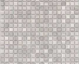 Мозаика Caramelle Mosaic Pietrine Travertino Silver MAT 15x15x4
