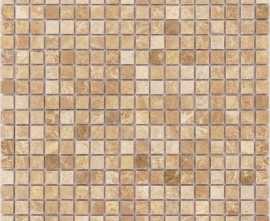 Мозаика Caramelle Mosaic Pietrine Emperador Light POL 15x15x4