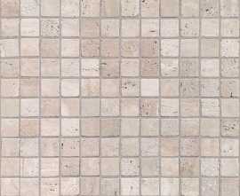 Мозаика Caramelle Mosaic Pietrine Travertino Beige MAT 23x23x7