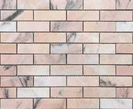 Мозаика Caramelle Mosaic Pietrine Rosa Salmone POL 23x73x7