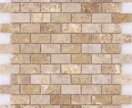 Мозаика Caramelle Mosaic Pietrine Emperador Light POL 23x48x4