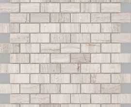 Мозаика Caramelle Mosaic Pietrine Travertino Silver POL 23x48x7