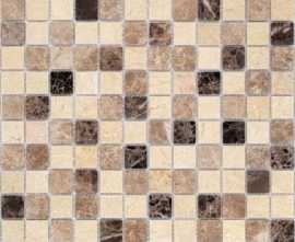 Мозаика Caramelle Mosaic Pietrine Pietra Mix 1 POL 23x23x4