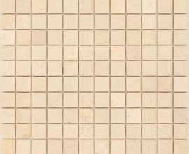 Мозаика Caramelle Mosaic Pietrine Botticino POL 23x23x7