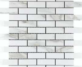 Мозаика Velsaa Statuario Eva Mosaic Brick Bone
