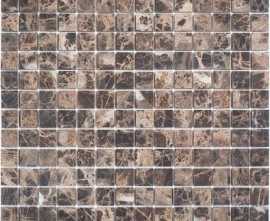 Мозаика Starmosaic Wild Stone мраморная мозаика Dark Emperador Matt