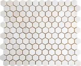 Мозаика Starmosaic Wild Stone мраморная мозаика Hexagon VMwP 23x23