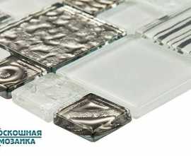 Мозаика Росмозаика Стеклянная чип 48x48/23x23