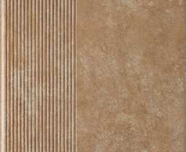 Ступень Paradyz Ilario Brown/Ochra Ochra Stopnica Prosta 30x30