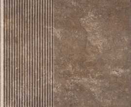 Ступень Paradyz Ilario Brown/Ochra Brown Stopnica Prosta 30x30
