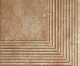Ступень Paradyz Ilario Brown/Ochra Ochra Stopnica Narozna 30x30