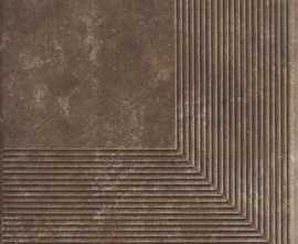 Ступень Paradyz Ilario Brown/Ochra Brown Stopnica Narozna 30x30