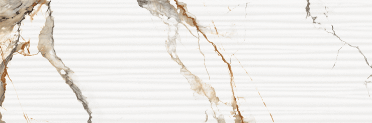 Плитка настенная Novacera Calacatta Brillante Decor Ondas Rectificado 90x30
