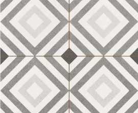 Плитка напольная NiceKer Chic William Silver 45x45