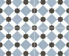 Плитка напольная NiceKer Chic Howard Blue 45x45