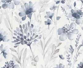 Декор керамогранит Laparet Evolution Aquarelle Blanco 40x80 Матовый Обрезной
