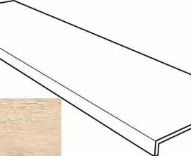 Керамогранит Ступень Gres de Aragon Rodeno Фронтальная Rounded Smooth Haya 33x120