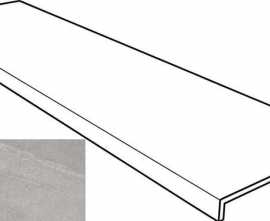 Керамогранит Ступень Gres de Aragon Materia Фронтальная Anti-Slip Rect. Gris 31.5x120