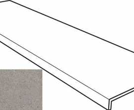 Керамогранит Ступень Gres de Aragon Cronos Фронтальная Anti-Slip Rect. Gris 31.5x150