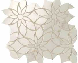 Мозаика FAP Ceramiche Roma Gold Calacatta Delicato Daisy Mosaico 31.9x29