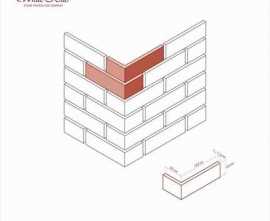 Угловой элемент White Hills Линц Брик Угловой элемент к плоскости 367-80 Design