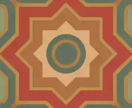 Керамогранит Simpolo Ceramics Mandala Scs Gold 19.8х19.8