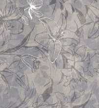 Керамогранит Mei Floresta Цветы Синий Ректификат 60x120