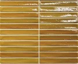 Мозаика Amadis Short Stick Mustard Crackle 29.2x29.5