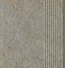 Керамогранит ступень Paradyz Eremite Taupe Stopnica Prosta Struktura Mat 30x60