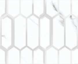 Плитка настенная Azori Calacatta Opaco Diamond 31.5х63