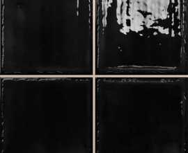 Плитка настенная Dar Ceramics Noa-Sticks Noa Black 20x20