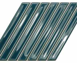 Плитка настенная Wow Spike Bars B Peacock Blue 15x25.9