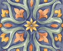 Керамогранит Ragno Amuri Decoro Maiolica Tappeto 4 Glossy 20х20 RT