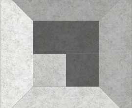 Керамогранит ProGRES Ceramica Beton Grey Deco Серый глазурованный