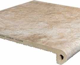 Керамогранит Ступень Exagres Boston Peldano Mink Фронтальная 33x33x4