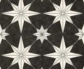 Керамогранит Navarti Hidraulicos Star Black 45x45