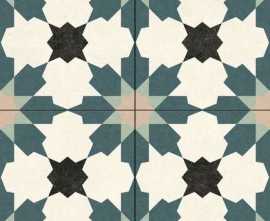 Керамогранит Navarti Hidraulicos Flor Blue 45x45