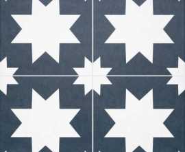 Керамогранит Navarti Hidraulicos Star Navy 45x45
