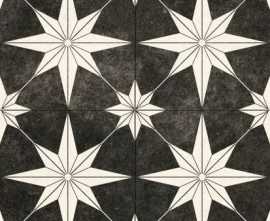 Керамогранит Navarti Hidraulicos Star Antic Black 45x45
