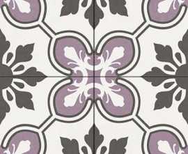 Керамогранит Navarti Hidraulicos Lys Pink 45x45