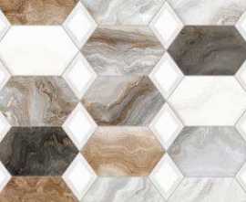 Плитка настенная PrimaVera Hypnose Grey Decor 05 Glossy